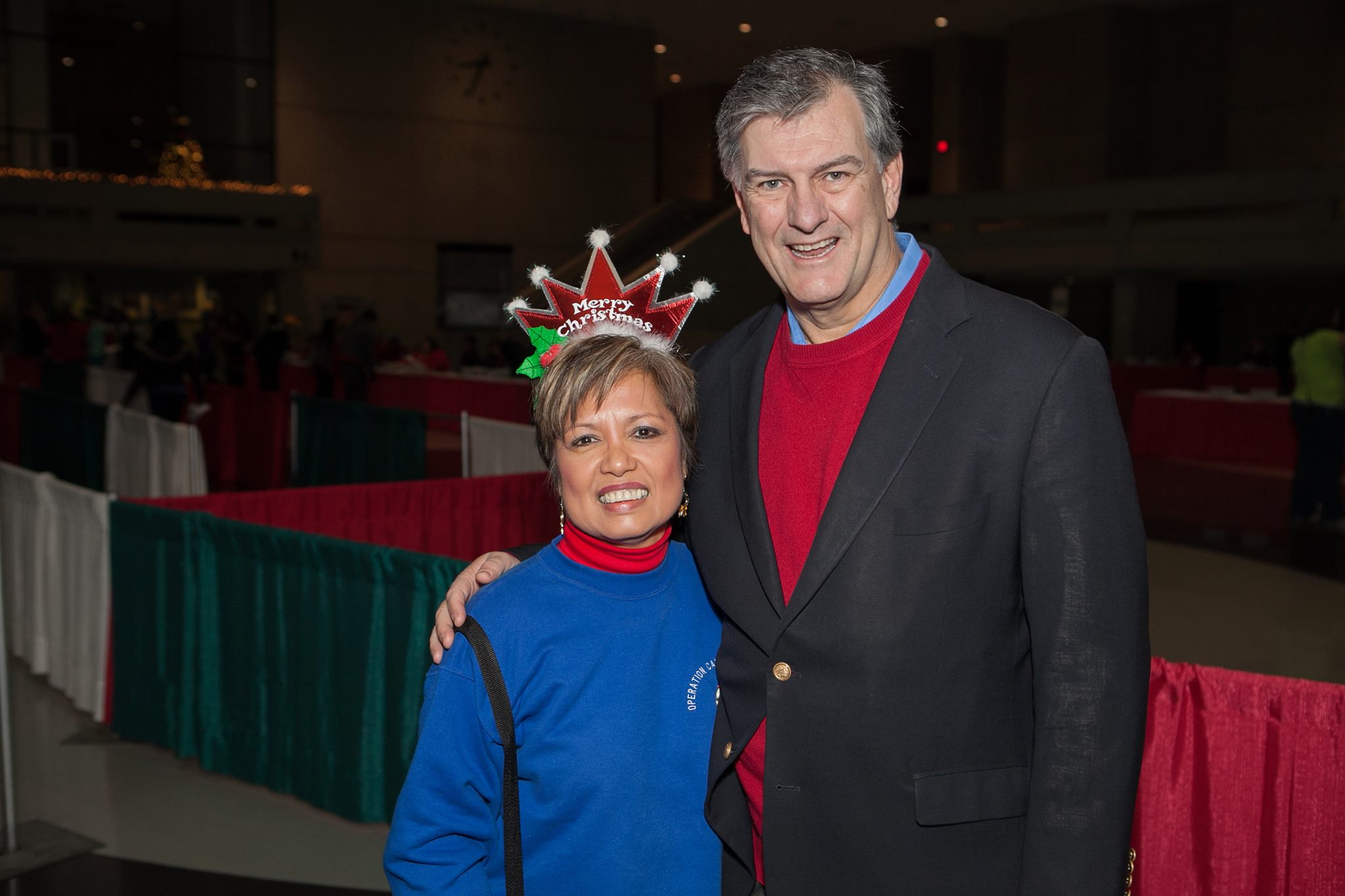 With Mayor Mike Rawlings