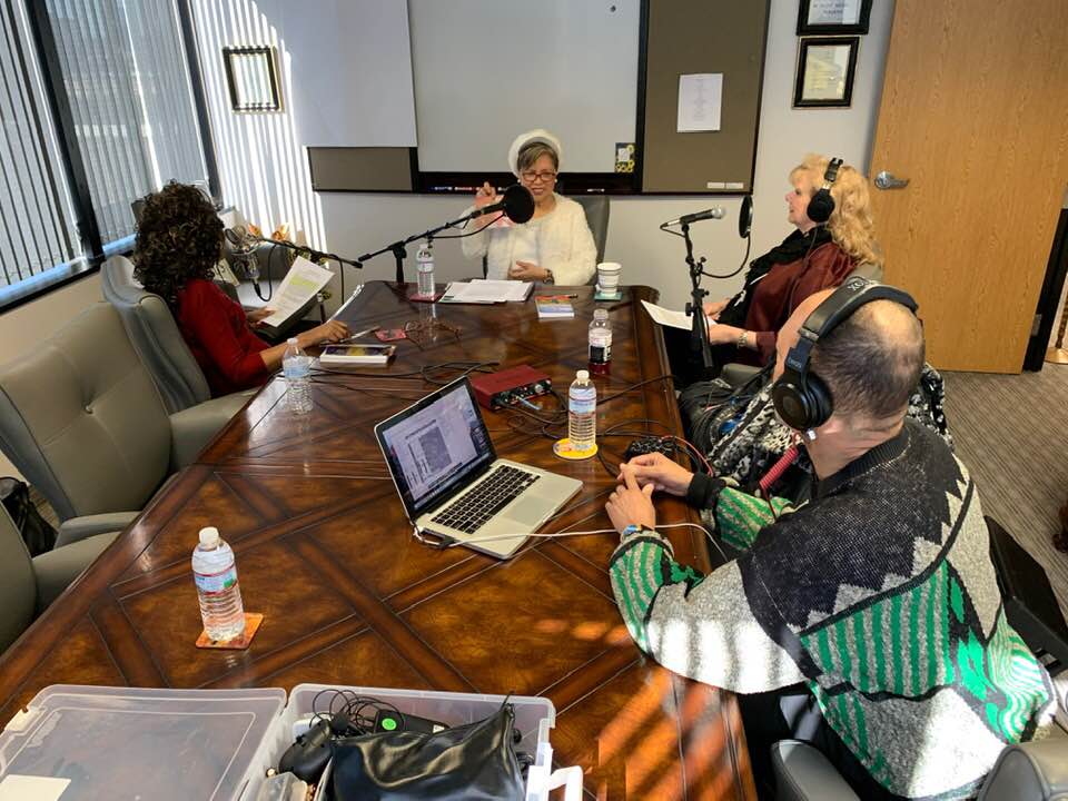 Interviewed for a podcast or radio