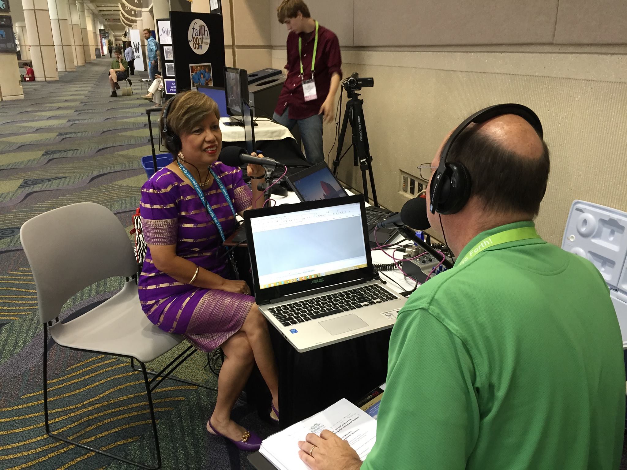 Interview radio at CRS in Florida July