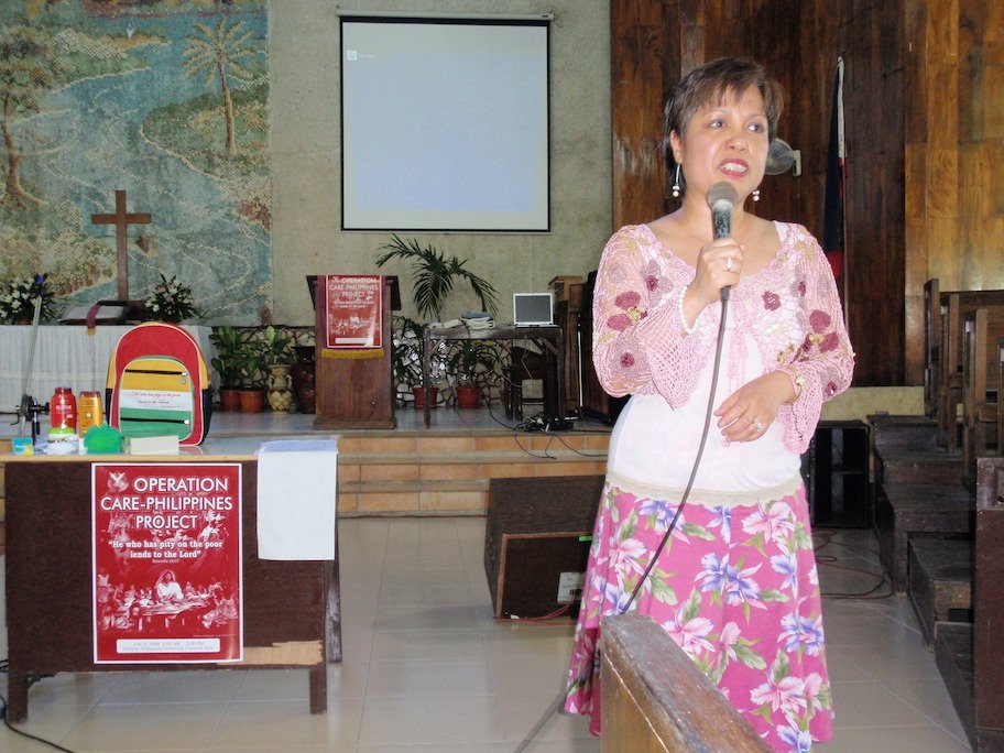 Speaking Care Philippines pink outfit skirt