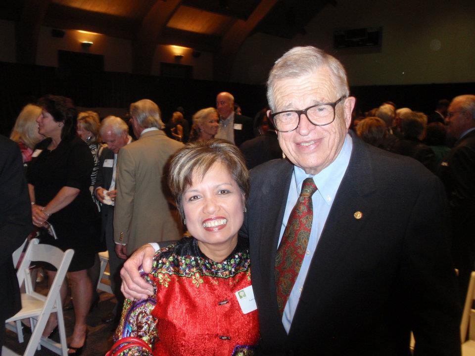Susie Jennings with Chuck Colson