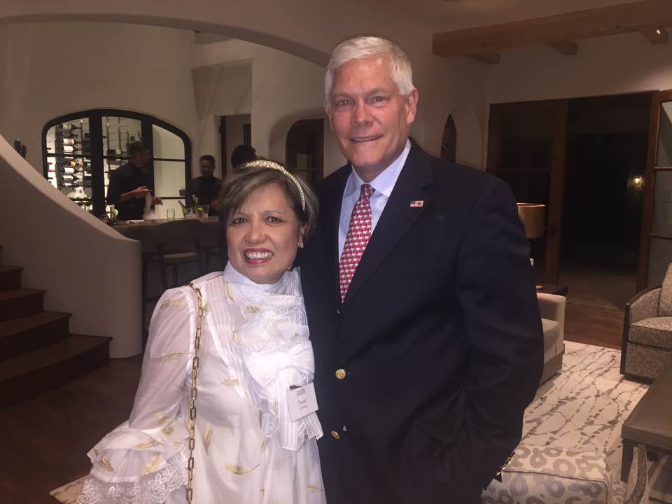 With Congressman Pete Session