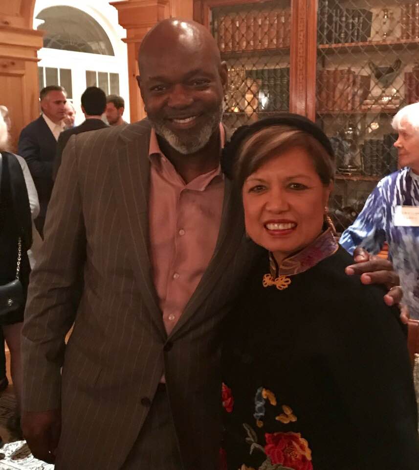 With Dallas Cowboy Emmett Smith