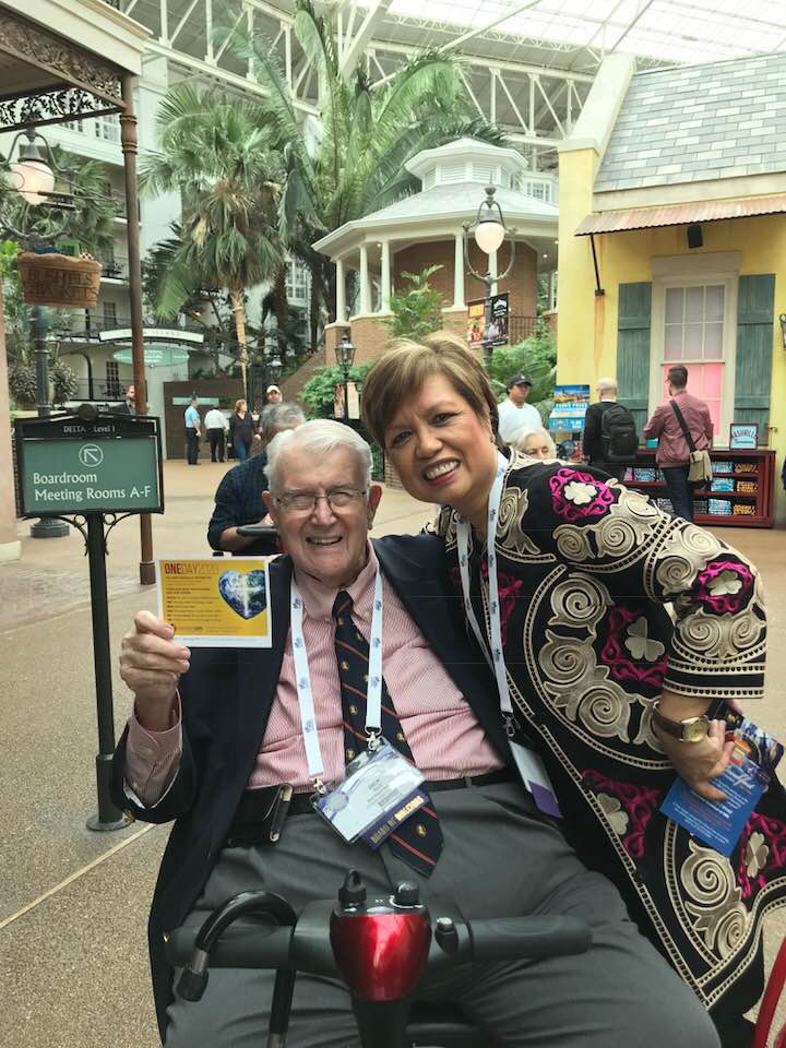 With Dick Bott the founder of Bott radio in 125 radio stations