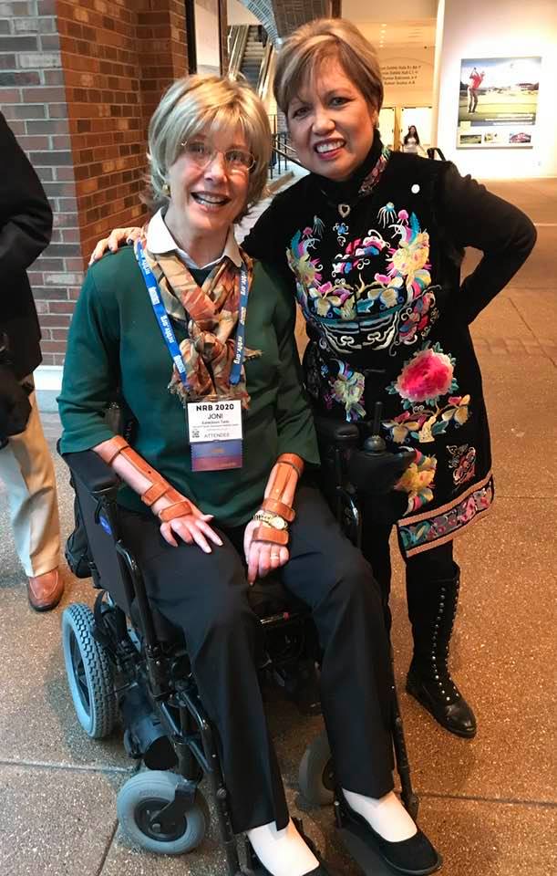 Susie Jennings with Joni Eareckson Tada