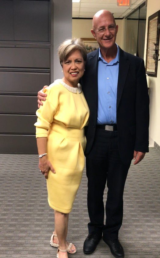 With Mayor Eli Shaviro of Israel