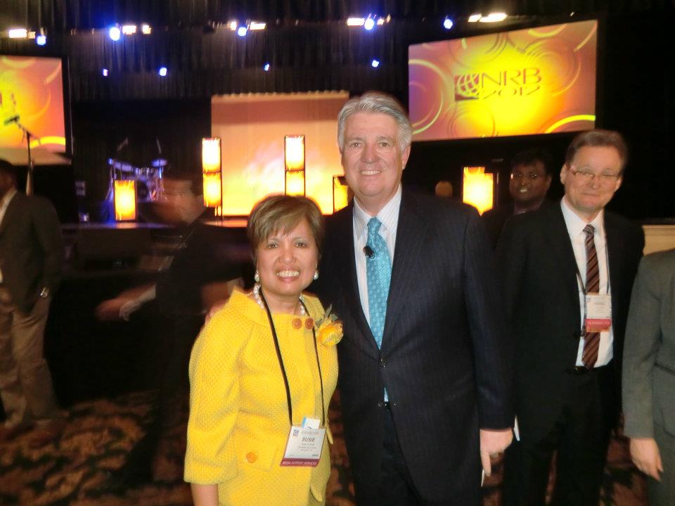 Susie Jennings with Pastor Jack Graham