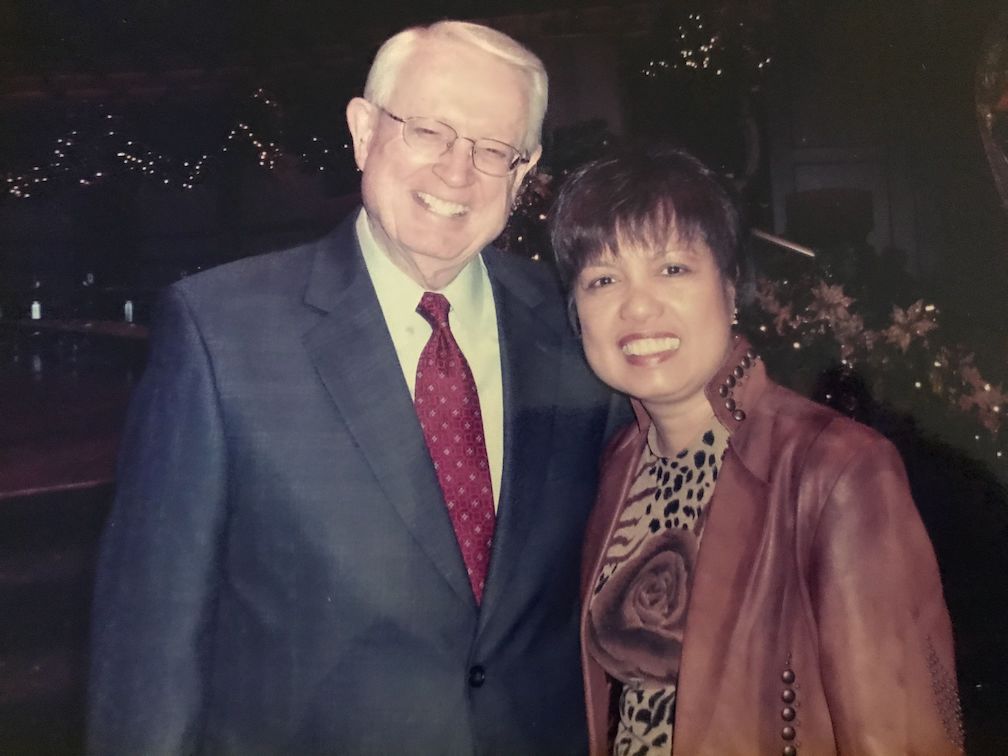 Susie Jennings with Chuck Swindoll