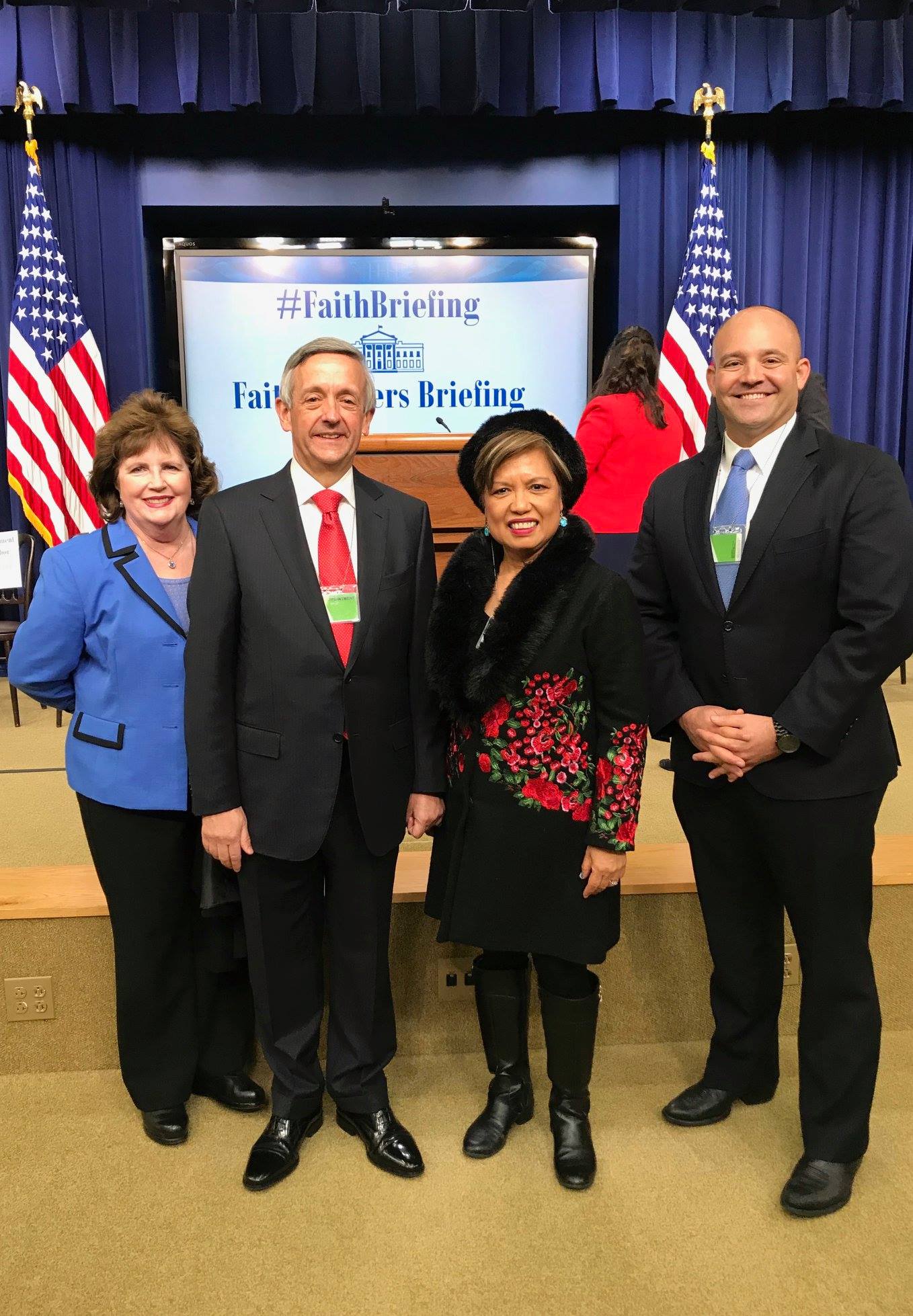 With Dr. & Mrs. Jeffress, First Baptist Dallas